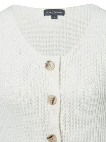 Franco Callegari Weste in ecru - 0002