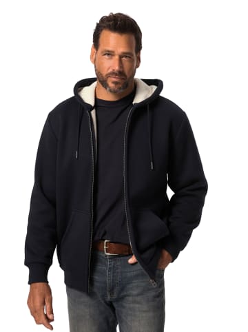 JP1880 Sweatjacke in dunkel marine