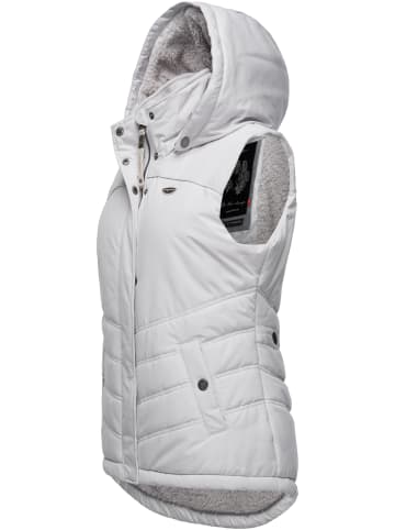 ragwear Steppweste Hesty in Light Grey22