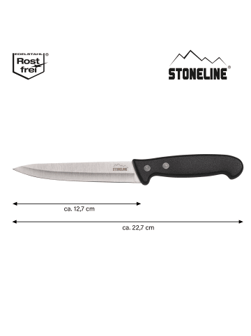 Stoneline 227 cm Wurstmesser mit Klingenschutz in Schwarz