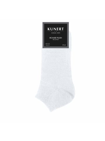 Kunert Sneakersocken Richard Plush Plüschsohle in White