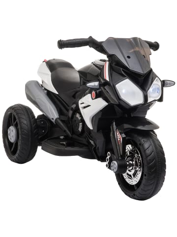 HOMCOM Elektro Kindermotorrad max. 25 kg Schwarz