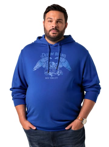 Men Plus Sweatshirt in kobaltblau