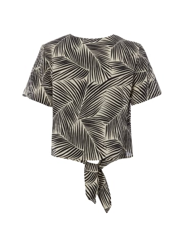 Vila Bluse Vilimia Kea in beige schwarz
