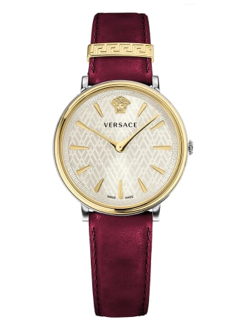 Versace Quarzuhr für Damen in rot