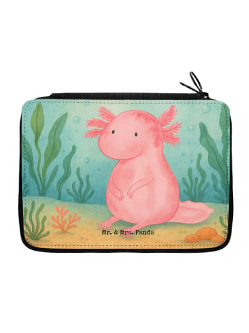 Mr. & Mrs. Panda Federmappe Axolotl Niedlich Design ohne Spruch in Weiß