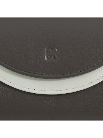 DuDu Geldbörse RFID Leder 13 cm in coffee brown
