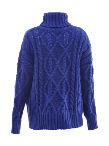 myMo Damen Rollkragenpullover in KÖNIGSBLAU