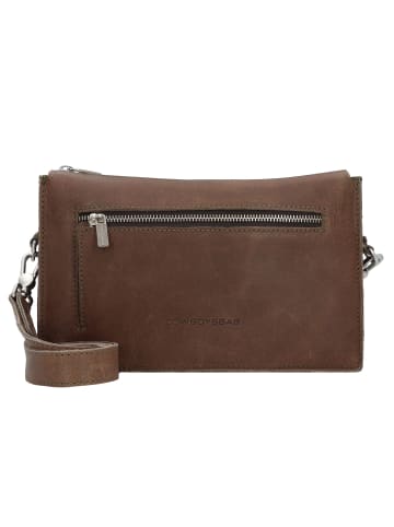 Cowboysbag Naunton Schultertasche Leder 27 cm in storm grey