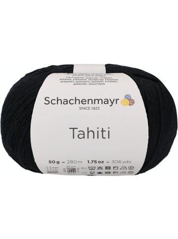 Schachenmayr since 1822 Handstrickgarne Tahiti, 50g in Schwarz