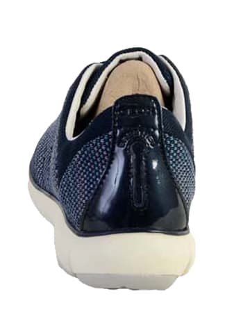 Geox Sneaker D Nebula. C – KNITT.TEXT. + SUEDE Blau