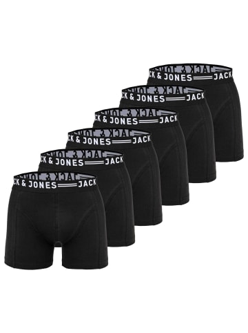 Jack & Jones Boxershort 6er Pack in Schwarz