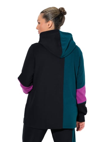 Ulla Popken Sweatjacke in schwarz