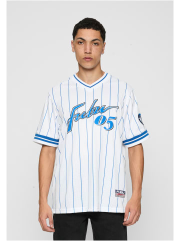 FUBU T-Shirt in white/blue