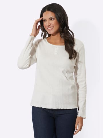 Sieh an! Langarm-Shirt in ecru