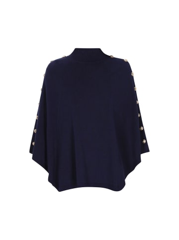 DreiMaster Women Poncho in navy