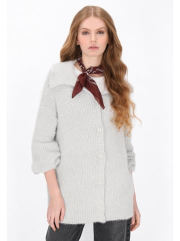 DreiMaster Vintage Cardigan in grey melange