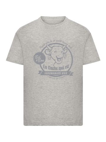 F4NT4STIC T-Shirt The Laughing Cow Produit Extra Fin in grau meliert
