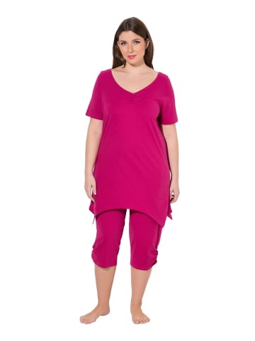 Ulla Popken Pyjama in fuchsia