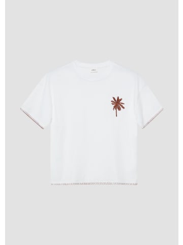 s.Oliver T-Shirt in 0100_weiß