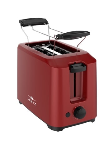 Lentz 2-Scheiben Toaster 700W in Rot