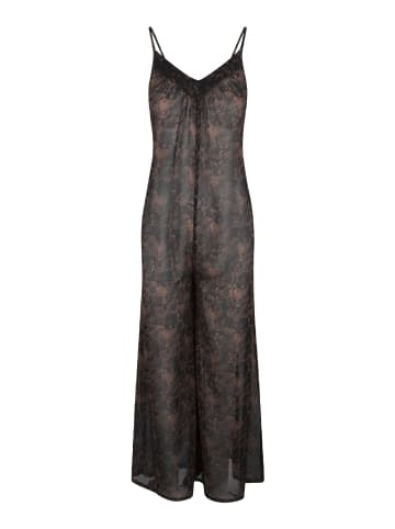 Linga Dore Jumpsuit in Schwarz Kupfer druck