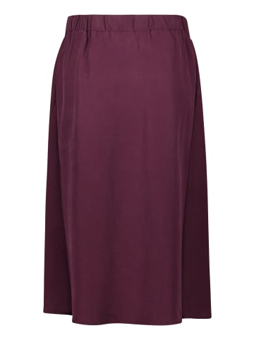CARTOON A-Linien-Rock mit Eingrifftaschen in Dark Aubergine