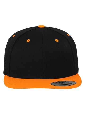  Flexfit Snapback in blk/neonorange