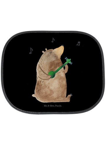 Mr. & Mrs. Panda sonnenschutz fenster Bär Gitarre ohne Spruch in Schwarz