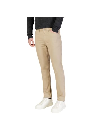 Borghese Beige Baumwolle Skinny-Hose