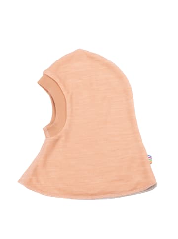 Joha Schlupfmütze Merinowolle/Bio-Bambus in peach