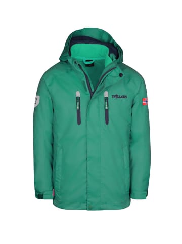 Trollkids 3in1 Jacke "Myrdal PRO" in PfeffergrÃƒÂ¼n/Marineblau