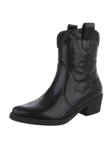 Ital-Design High Heel in Schwarz und Grau