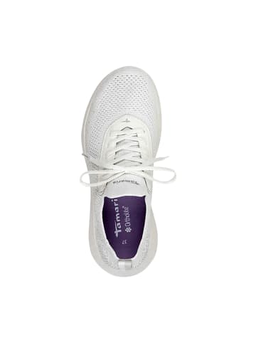Tamaris Low Sneaker mit Schnürsenkeln Weiß
