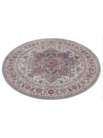 Nouristan Vintage Teppich Anthea cyan blau