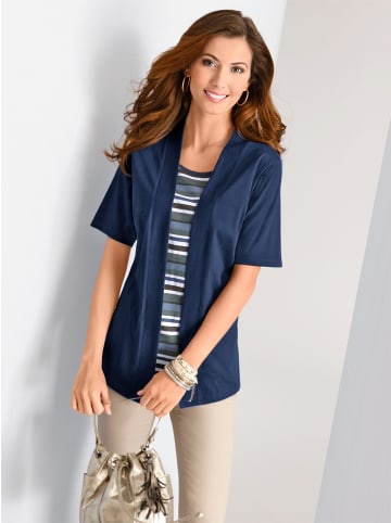 Sieh an! 2-in-1-Shirt in marine