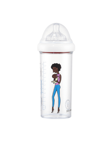 Le Biberon Babyflasche mit Anti-Kolik Sauger - Tritan Flasche für Baby & Kinder 360 ml 6M+