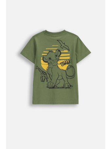 Coccodrillo Baumwoll-T-Shirt mit kurzen Ärmeln in khaki