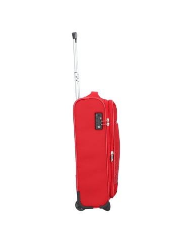 Roncato Crosslite 2 Rollen Kabinentrolley S 55 cm mit Dehnfalte rosso