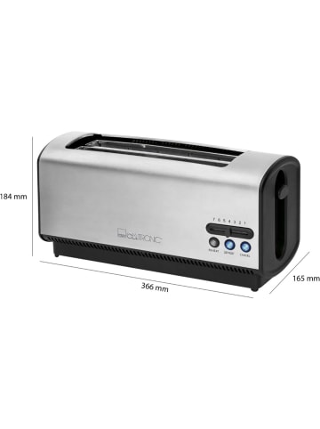 Clatronic Toaster TA 3687 in Silber