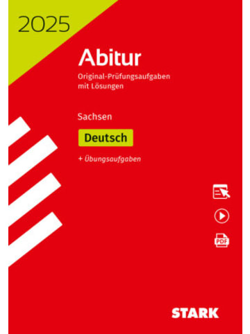 Stark Buch - STARK Abiturprüfung Sachsen 2025 - Deutsch GK/LK, m. 1 Buch, m. 1 B