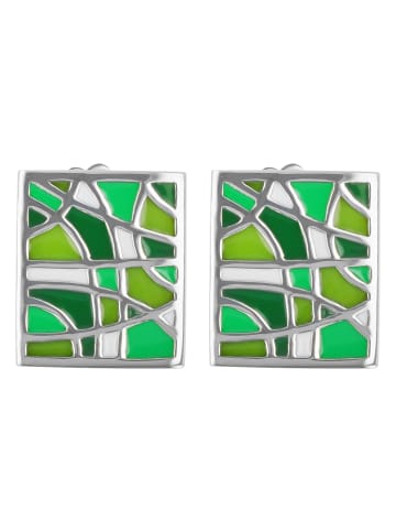 Adeliás Damen Ohrringe – Ohrstecker aus Edelstahl in silber