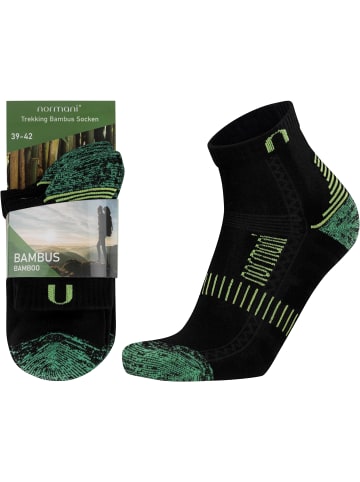 normani 6 Frottee Trekking Viskose Kurzschaftsocken in Grün