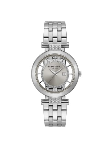 Kenneth Cole Quarzuhr KC15005010 in Silber