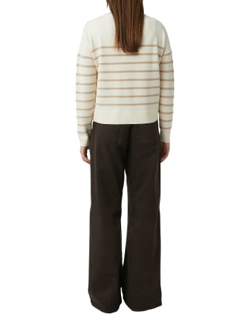 comma Pullover in beige braun - 0001