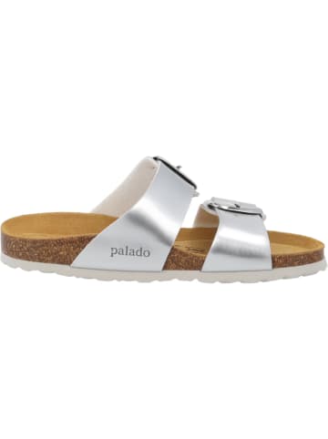 Palado Pantoletten Samos GS in Silber Lack/Silber