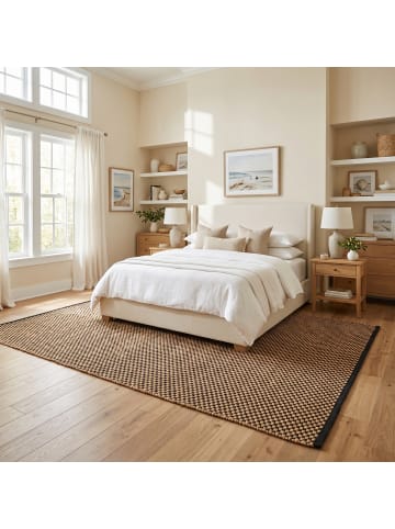 Pergamon Jute Teppich Salsa Meliert in beige