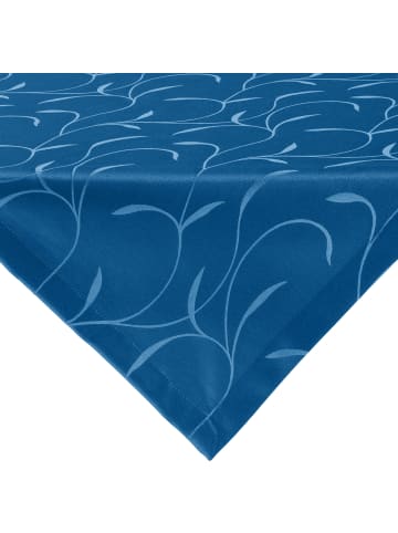 Erwin Müller Jacquard Mitteldecke Remscheid in blau