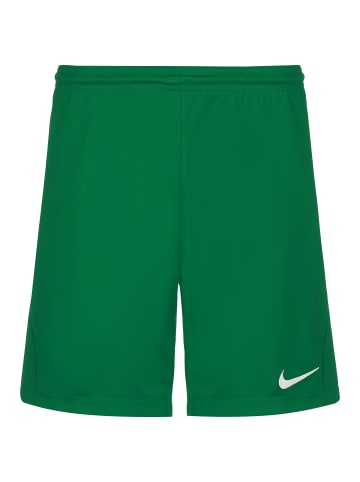 Nike Performance Trainingsshorts Park III in grün / weiß