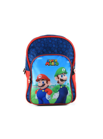 Super Mario Super Mario und Luigi Rucksacktasche 42x31x15cm in Blau